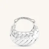 Orla Weave Handbag - Silver