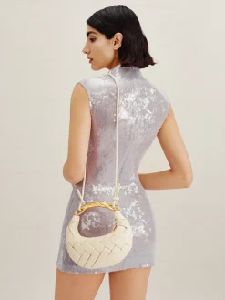 Orla Weave Handbag - White | JW PEI