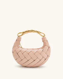 Orla Weave Handbag - White | JW PEI