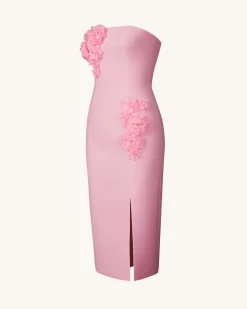 Petal Perfection Cocktail Dress - Pink