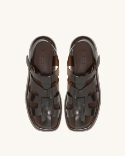 Piper Platform Sandal - Coffee