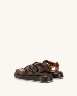 Piper Platform Sandal - Coffee