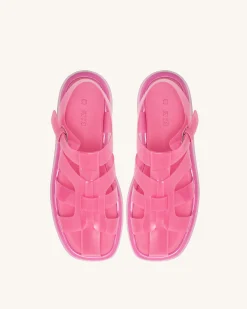 Piper Platform Sandal - Pink