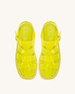 Piper Platform Sandal - Yellow