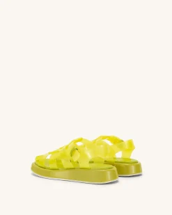 Piper Platform Sandal - Yellow