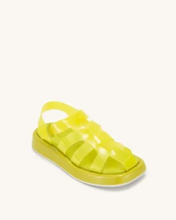 Piper Platform Sandal - Yellow