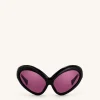 Quorra Cateye Sunglasses - Black