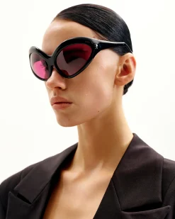 Quorra Cateye Sunglasses - Black