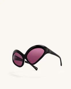 Quorra Cateye Sunglasses - Black