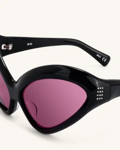 Quorra Cateye Sunglasses - Black