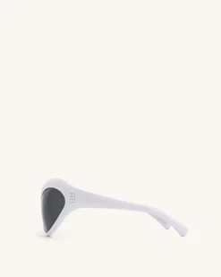 Quorra Cateye Sunglasses - White