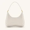 Ruby Shoulder Bag - White Croc