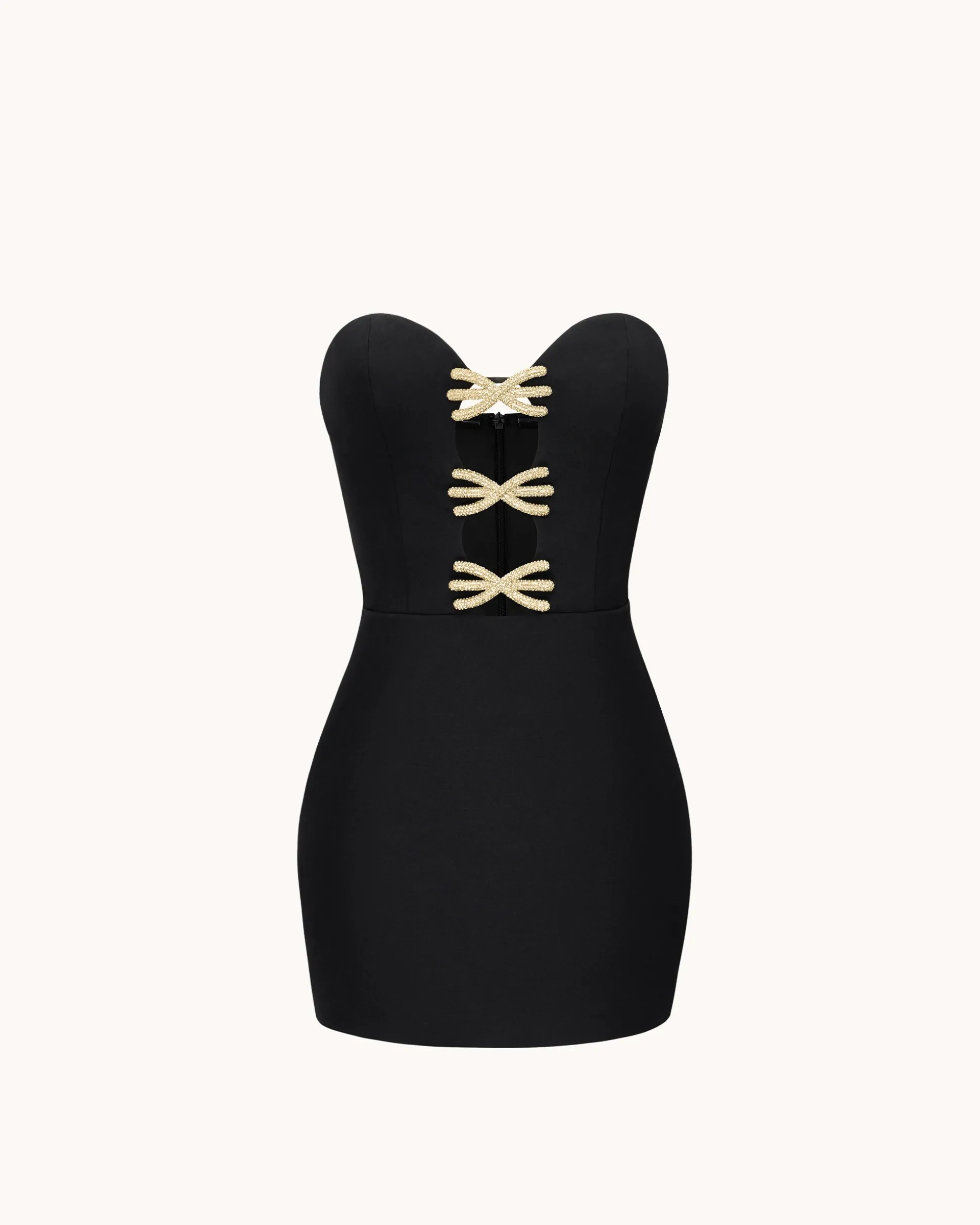 Samantha Cutout Mini Dress - Black