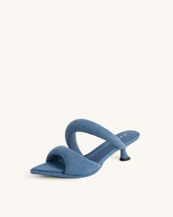 Sara Mule Denim - Blue