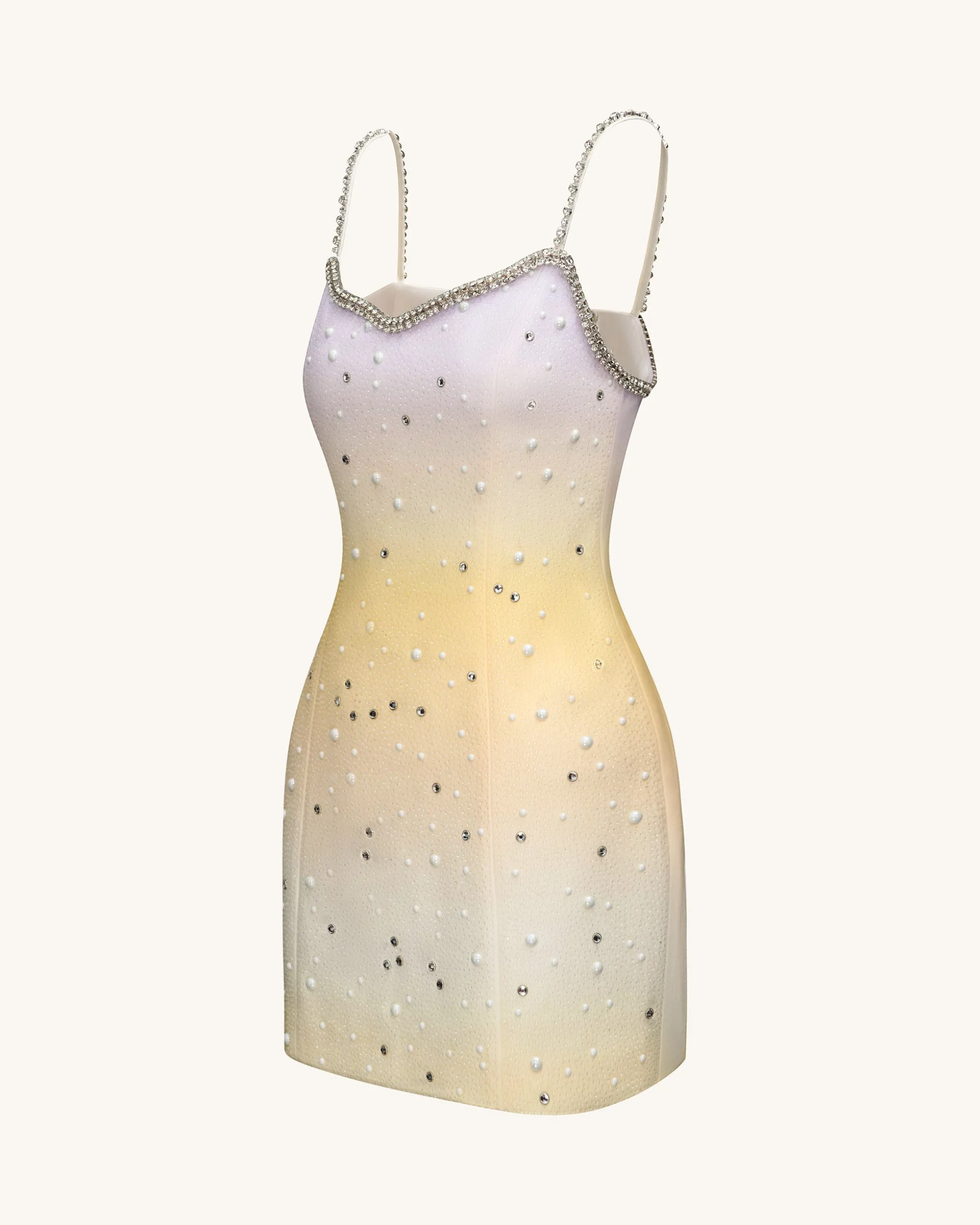 Sophia Crystal Embellished Mini Dress - Multicolor