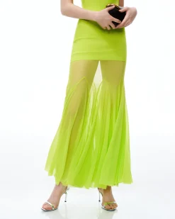 Thalassa Mesh Dress - Lime Green