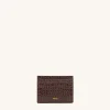 The Card Holder - Brown Croc