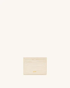 The Card Holder - Ivory Croc