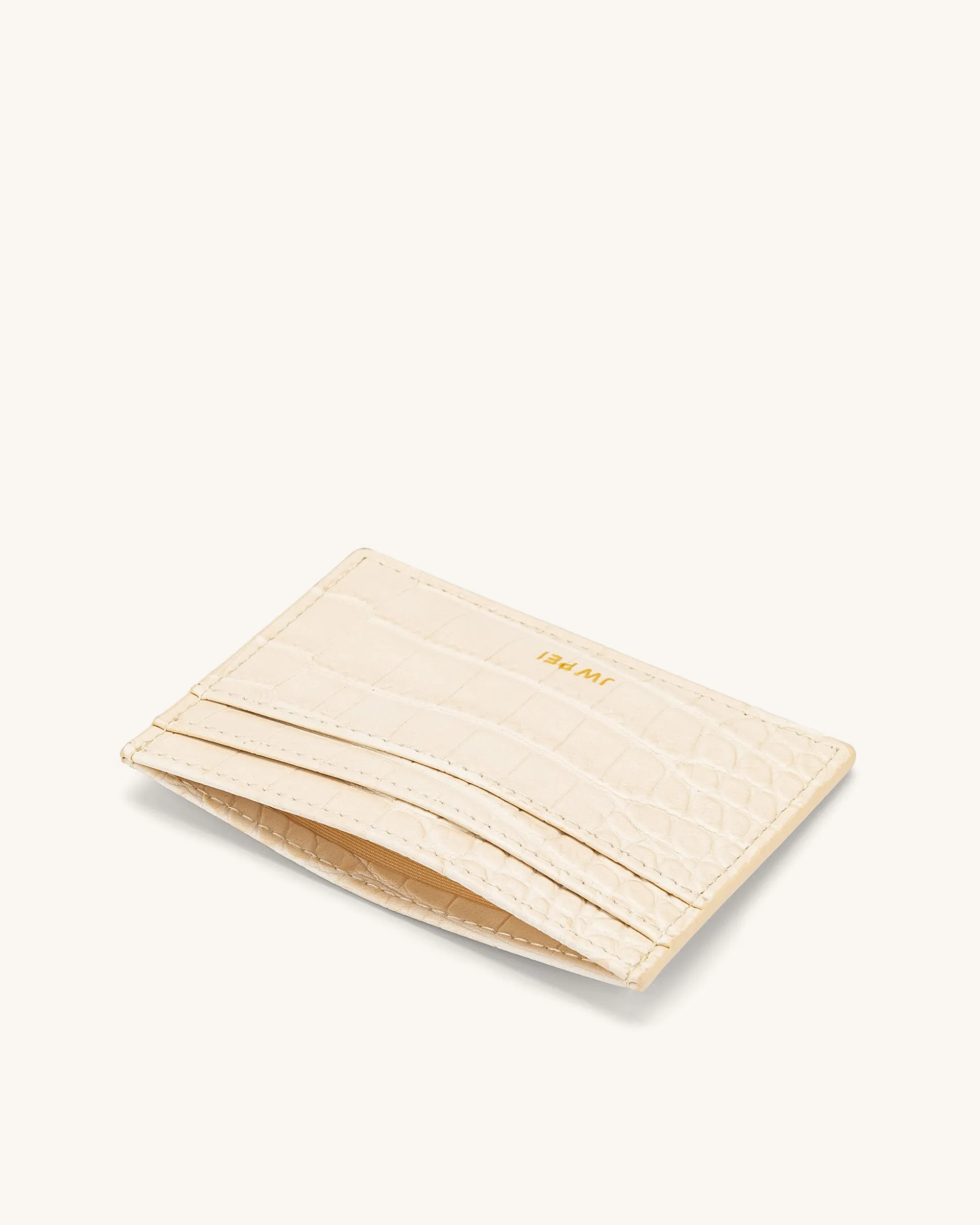 The Card Holder - Ivory Croc