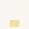 The Card Holder - Light Yellow Croc