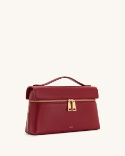 Thea Top Handle Bag - Claret