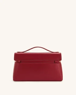 Thea Top Handle Bag - Claret