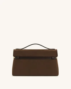 Thea Top Handle Bag - Mocha Brown