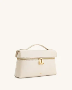 Thea Top Handle Bag - White