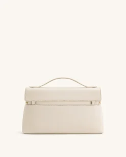Thea Top Handle Bag - White