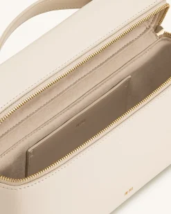 Thea Top Handle Bag - White