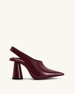 Vivovr High Heel Pumps - Burgundy