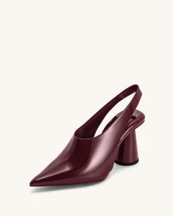 Vivovr High Heel Pumps - Burgundy