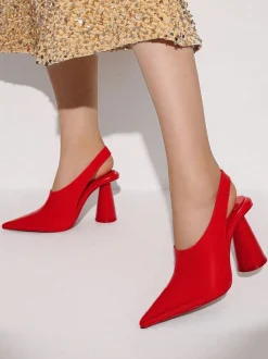 Vivovr High Heel Pumps - Red