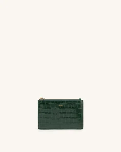 Women's Zipped Card Holder - Vegan Leather - JW PEI