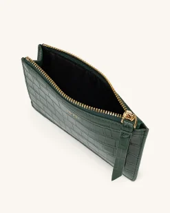 Women's Zipped Card Holder - Vegan Leather - JW PEI