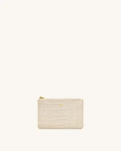 Women's Zipped Card Holder - Vegan Leather - JW PEI