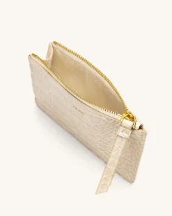 Women's Zipped Card Holder - Vegan Leather - JW PEI