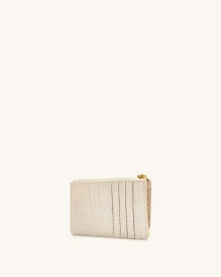 Women's Zipped Card Holder - Vegan Leather - JW PEI
