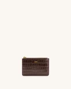 Women's Zipped Card Holder - Vegan Leather - JW PEI