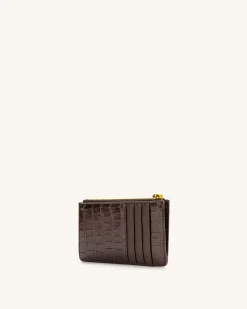 Women's Zipped Card Holder - Vegan Leather - JW PEI
