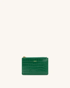Women's Zipped Card Holder - Vegan Leather - JW PEI