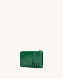 Women's Zipped Card Holder - Vegan Leather - JW PEI