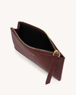 Women's Zipped Card Holder - Vegan Leather - JW PEI