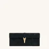 Zaria Woven Clutch - Black