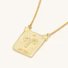 Zodiac Pendant Necklace - 18ct Gold Plated