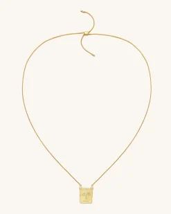 Zodiac Pendant Necklace - 18ct Gold Plated