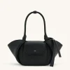 Zoey Pockets Shoulder Bag - Black