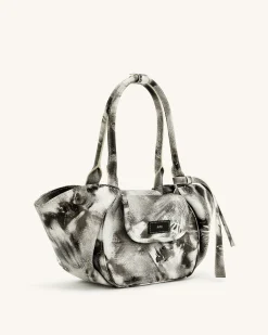 Zoey Pockets Shoulder Bag - White